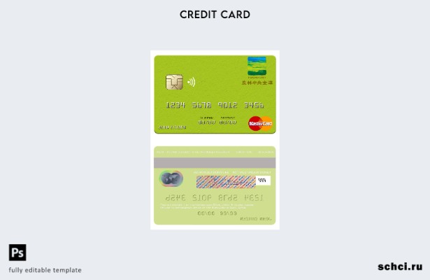 цифровая загрузка шаблона mastercard Japan Norinchukin Bank